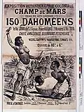 Plakat „150 Dahoméens“, Paris, 1893[58]