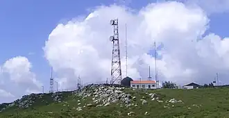 Gipfel des Fóia mit Sendestation