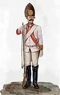 Fürstenberg­ischer Grenadier um 1790