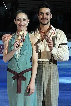 Federica Faiella und Massimo Scali bei der Weltmeisterschaft 2010