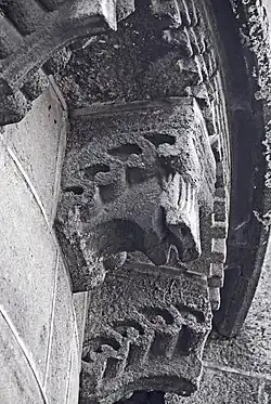 Hobelspankragsteine, modifiziert, St-Saturnin (Puy-de-Dôme)
