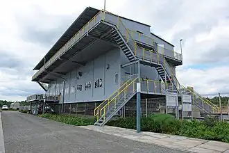 Besucherzentrum des Besucherbergwerk Abraumförderbrücke F60.