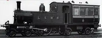 Inspektionslokomotive der London and South Western Railway F9 von 1899[4]