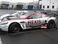 Ein Aston Martin DBR9 von Hexis AMR in der FIA-GT1-Weltmeisterschaft 2010.