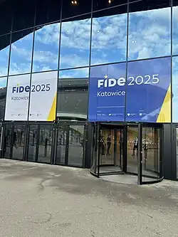 Venue and Logo of the 31st FIDE Congress in Katowice, Poland