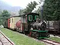 O&K 366 mit Feldbahn-Personenzug
