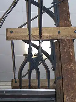 Weiche einer Schlitzrohrfahrleitung der FOTG