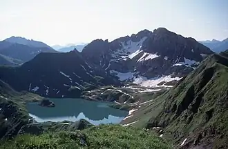 Massiv der Kastenköpfe und Schrecksee