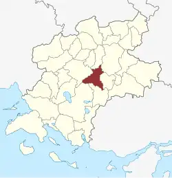 Lage des Espe Sogn in der Faaborg-Midtfyn Kommune