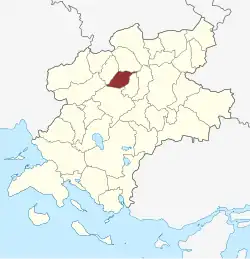 Lage des Heden Sogn in der Faaborg-Midtfyn Kommune