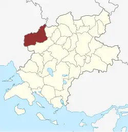 Lage des Nørre Broby Sogn in der Faaborg-Midtfyn Kommune