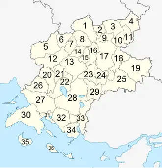 Kirchspiele der Kommune