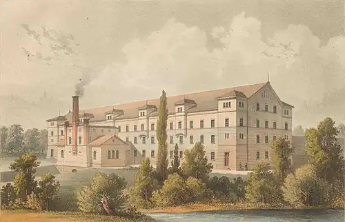 Baumwollspinnerei Altenstadt, 1855.