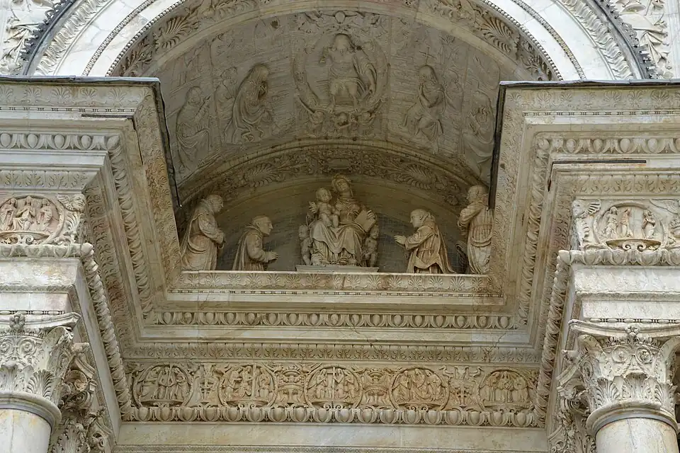 Benedetto Briosco, Hauptportal der Certosa di Pavia