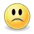 Trauriges Smiley, als Emoticon:(