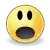 Überraschtes Smiley, als Emoticon :O