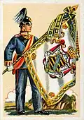 2.&nbsp;Grenadier-Regiment Nr.&nbsp;101 „Kaiser Wilhelm, König von Preußen“ 1.&nbsp;Bataillon, Vorderseite