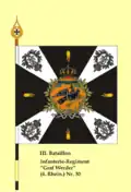 Fahne des III. Bataillons 1816–1918