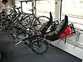 Fahrradabteil im Steuerwagen