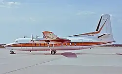 Die Fairchild F-27J D-BOSS der Holstenflug, Hamburg 1978