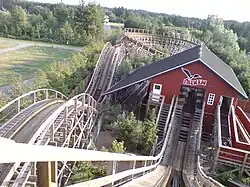 Holzachterbahn Falken