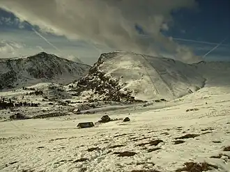 Rodresnock (2310 m) und Falkert (rechts) von Osten