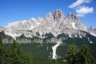 Cristallino d’Ampezzo, Cima di Mezzo, Monte Cristallo, Piz Popena
