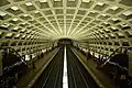 Station Farragut West mit Seitenbahnsteigen