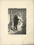 Faust und Gretchen im Garten (1887), Druckgrafik, Amsterdam Museum