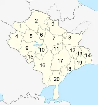 Kirchspiele der Kommune