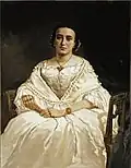 Federico de Madrazo: Frau in Weiß, 1859