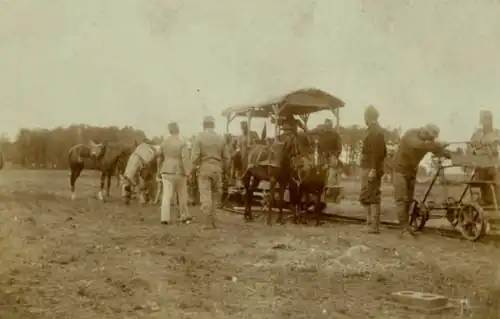 Feldbahn in Tryńcza, Mai 1915