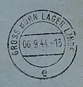 Feldpoststempel - Gross Born Lager Linde - vom 6. September 1944