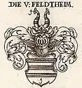 Wappen 2 der schwäbischen Familie von Feldtheim