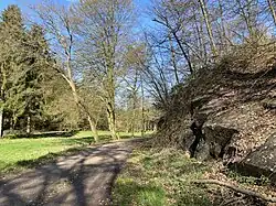 Felsformationen am Talrand