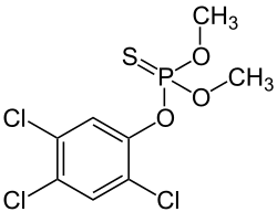 Strukturformel von Fenchlorphos