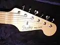 Kopfplatte einer Fender Duo Sonic Mexico