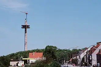 Schinkelturm in der Bauphase