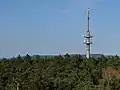 Blick auf den Kronacher Fernsehturm