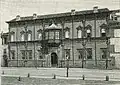 Palazzo Magnanini auf einer Briefmarke Ende des 19. Jahrhunderts