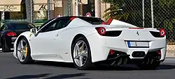 458 Spider, Heckansicht
