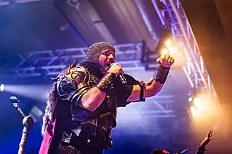 Sänger und Gitarrist Hauptmann alias Peter Henrici