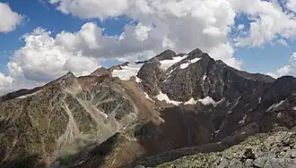 V.&nbsp;l.&nbsp;n.&nbsp;r.: Aperer Feuerstein, Östlicher Feuerstein, Westlicher Feuerstein von Nordwest