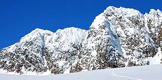 Die Feuersteine von Südosten, vom Feuersteinferner aus gesehen