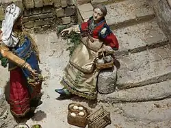 Barocke neapolitanische Krippenfiguren (18. Jahrhundert)