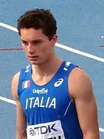Filippo Tortu Rang sechs in 20,62&nbsp;s