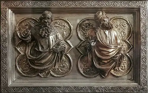 Jeremias und Jesaja, Silberaltar, 1399–1400, Dom von Pistoia