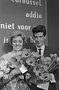 Gewinner Rudi Carrell 1960. Annie Palmen erreichte den 2. Platz