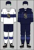 Finland national ice hockey team jerseys 2022 (WOG)