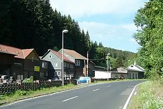 Ehemalige Sägemühlen im Leinagrund nördlich Finsterbergen